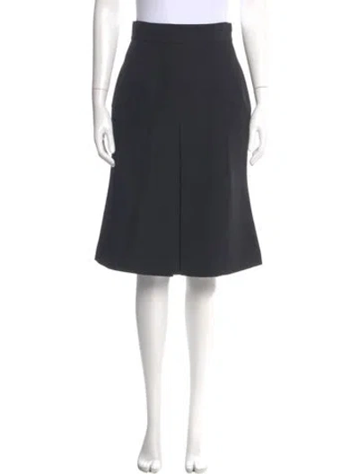 Pre-owned Prada Vintage Knee-length Skirt In Black