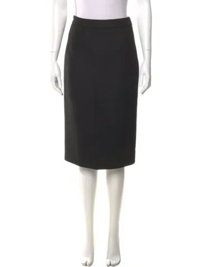 Pre-owned Prada Vintage Knee-length Skirt In Black