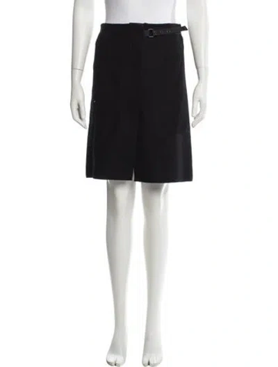 Pre-owned Prada Vintage Knee-length Skirt In Black