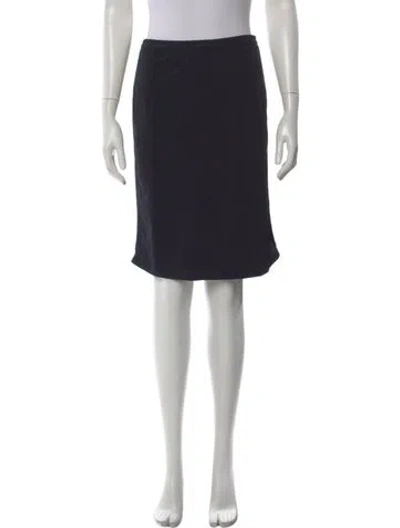 Pre-owned Prada Vintage Knee-length Skirt In Black