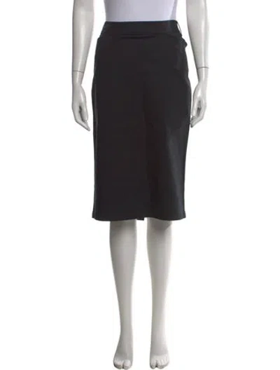 Pre-owned Prada Vintage Knee-length Skirt In Black