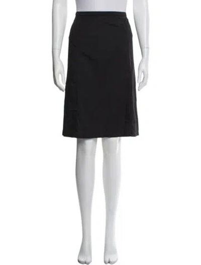 Pre-owned Prada Vintage Knee-length Skirt In Black
