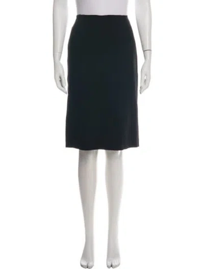 Pre-owned Prada Vintage Knee-length Skirt In Black