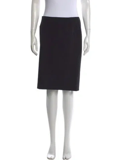 Pre-owned Prada Vintage Knee-length Skirt In Black