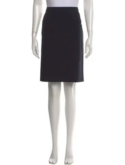 Pre-owned Prada Vintage Knee-length Skirt In Black