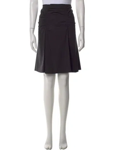 Pre-owned Prada Vintage Knee-length Skirt In Black