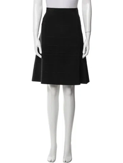 Pre-owned Prada Vintage Knee-length Skirt In Black
