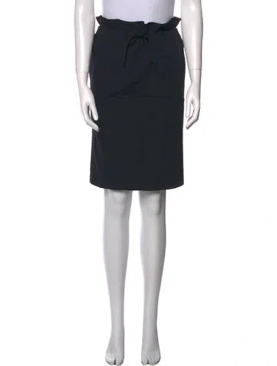 Pre-owned Prada Vintage Knee-length Skirt In Black