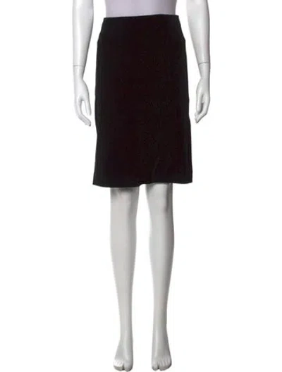 Pre-owned Prada Vintage Knee-length Skirt In Black