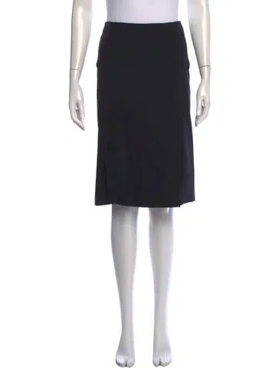 Pre-owned Prada Vintage Knee-length Skirt In Black