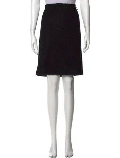 Pre-owned Prada Vintage Knee-length Skirt In Black