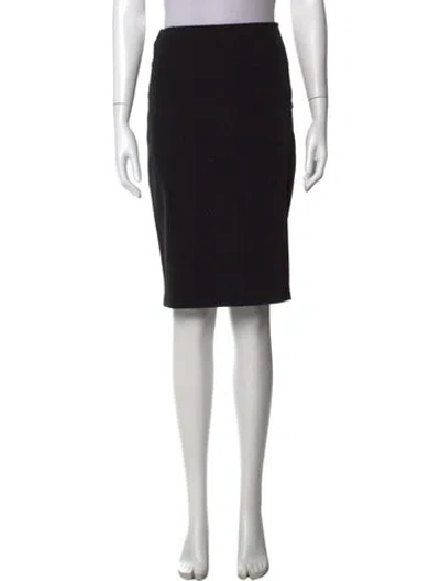 Pre-owned Prada Vintage Knee-length Skirt In Black