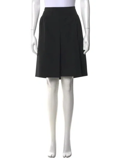 Pre-owned Prada Vintage Knee-length Skirt In Black