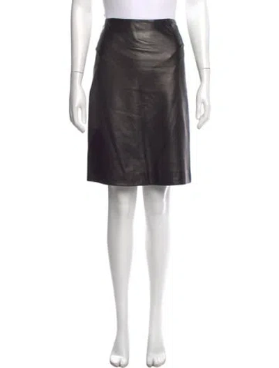 Pre-owned Prada Vintage Knee-length Skirt In Black