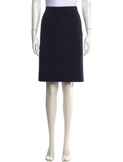 Pre-owned Prada Vintage Knee-length Skirt In Black