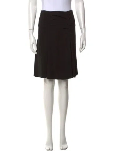 Pre-owned Prada Vintage Knee-length Skirt In Black