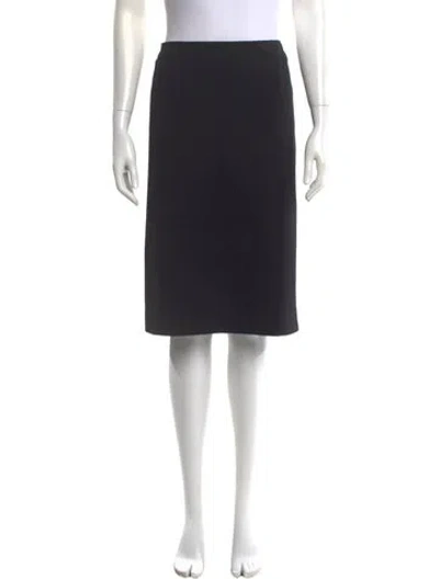 Pre-owned Prada Vintage Knee-length Skirt In Black
