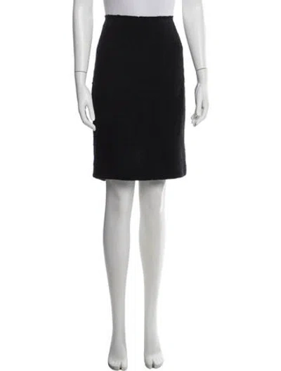 Pre-owned Prada Vintage Knee-length Skirt In Black