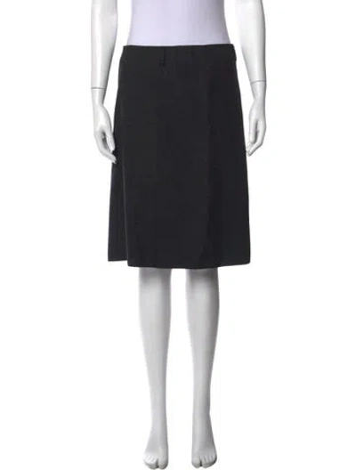 Pre-owned Prada Vintage Knee-length Skirt In Black