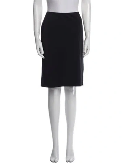 Pre-owned Prada Vintage Knee-length Skirt In Black