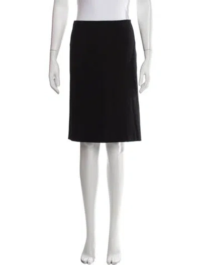Pre-owned Prada Vintage Knee-length Skirt In Black