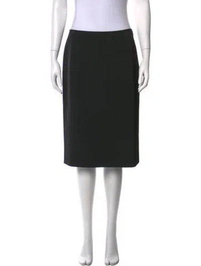 Pre-owned Prada Vintage Knee-length Skirt In Black