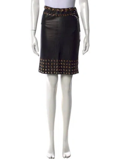 Pre-owned Prada Vintage Knee-length Skirt In Black