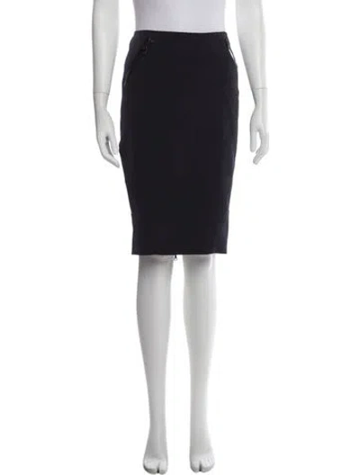 Pre-owned Prada Vintage Knee-length Skirt In Blue