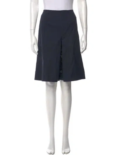 Pre-owned Prada Vintage Knee-length Skirt In Blue