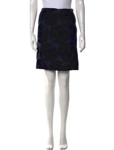Pre-owned Prada Vintage Knee-length Skirt In Blue