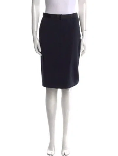 Pre-owned Prada Vintage Knee-length Skirt In Blue