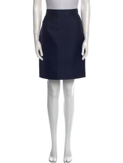 Pre-owned Prada Vintage Knee-length Skirt In Blue