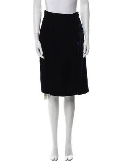 Pre-owned Prada Vintage Knee-length Skirt In Blue