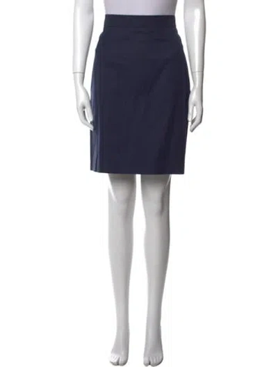 Pre-owned Prada Vintage Knee-length Skirt In Blue