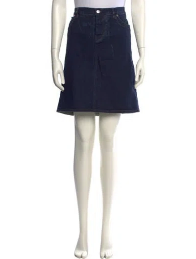 Pre-owned Prada Vintage Knee-length Skirt In Blue
