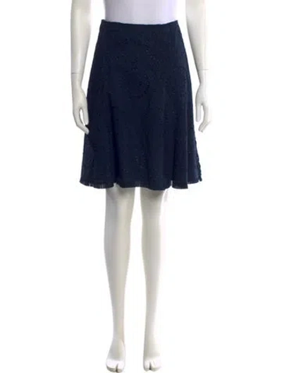 Pre-owned Prada Vintage Knee-length Skirt In Blue