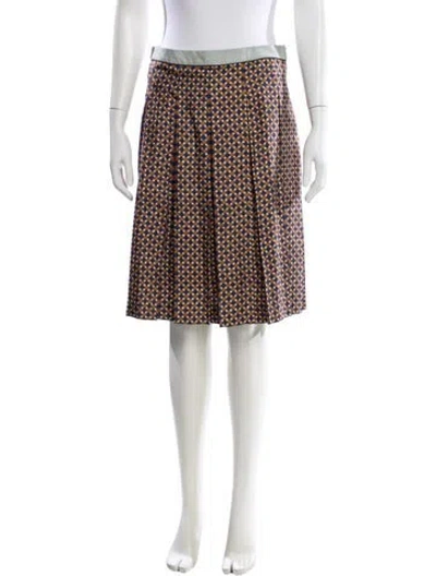 Pre-owned Prada Vintage Knee-length Skirt In Blue