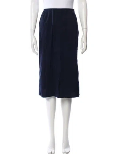 Pre-owned Prada Vintage Knee-length Skirt In Blue