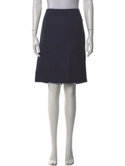 Pre-owned Prada Vintage Knee-length Skirt In Blue