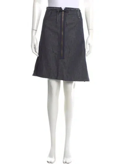Pre-owned Prada Vintage Knee-length Skirt In Blue
