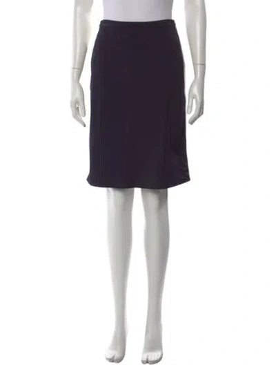 Pre-owned Prada Vintage Knee-length Skirt In Blue