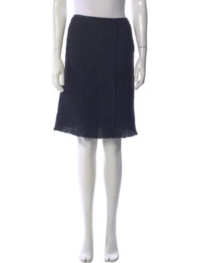 Pre-owned Prada Vintage Knee-length Skirt In Blue