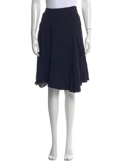 Pre-owned Prada Vintage Knee-length Skirt In Blue
