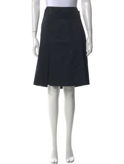 Pre-owned Prada Vintage Knee-length Skirt In Blue