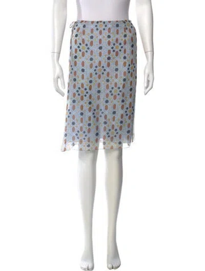 Pre-owned Prada Vintage Knee-length Skirt In Blue