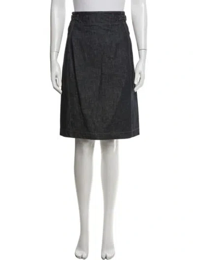 Pre-owned Prada Vintage Knee-length Skirt In Blue