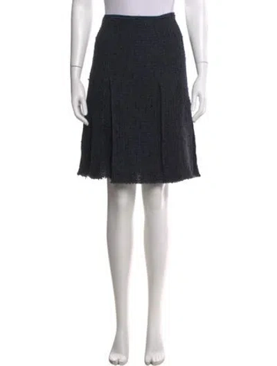 Pre-owned Prada Vintage Knee-length Skirt In Blue