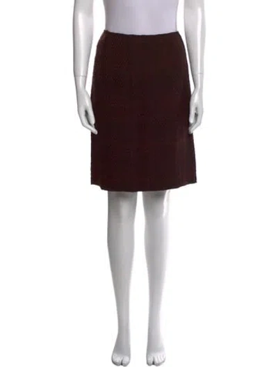 Pre-owned Prada Vintage Knee-length Skirt In Brown