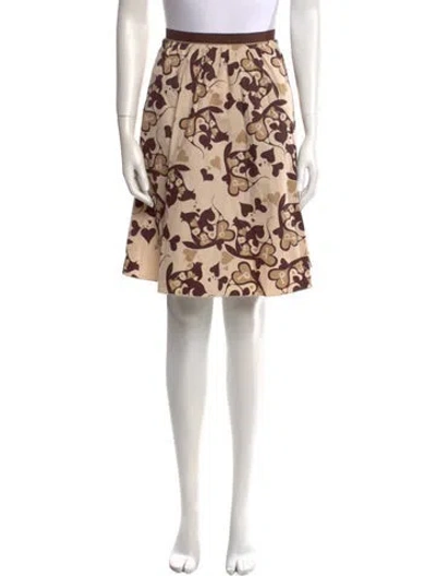 Pre-owned Prada Vintage Knee-length Skirt In Brown