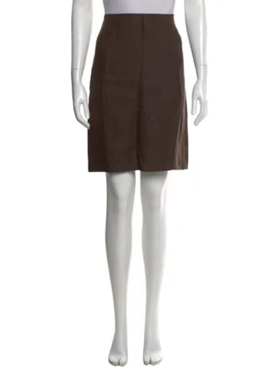 Pre-owned Prada Vintage Knee-length Skirt In Brown